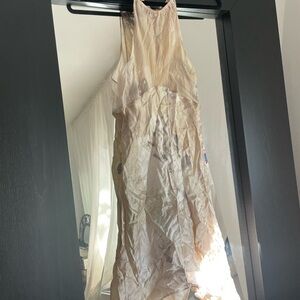 Victoria's Secret Beige/Cream Sheer Slip Chemise